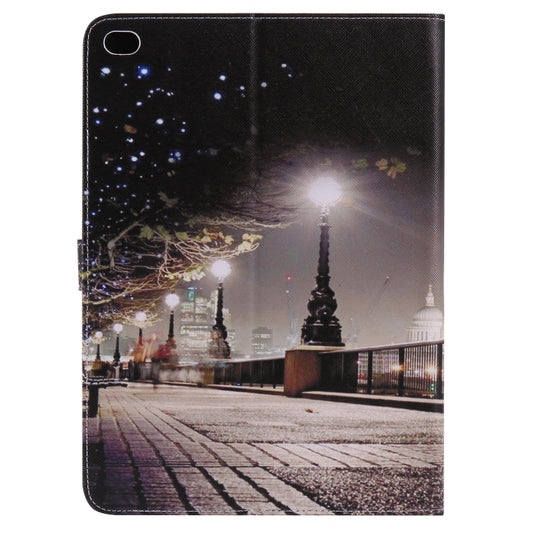 For iPad 5 & 6 Colored Drawing Pattern Horizontal Flip PU Leather Case with Holder & Card Slots & Wallet & Sleep / Wake-up Function(Cityscape) - More iPad Cases by buy2fix | Online Shopping UK | buy2fix