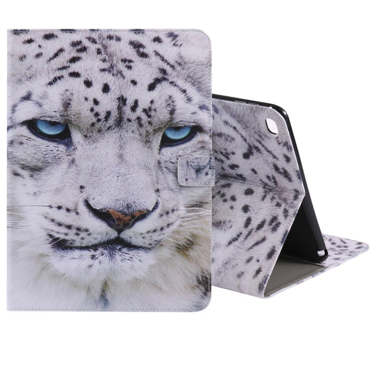For iPad 5 & 6 Colored Drawing Pattern Horizontal Flip PU Leather Case with Holder & Card Slots & Wallet & Sleep / Wake-up Function(White Panther) - More iPad Cases by buy2fix | Online Shopping UK | buy2fix