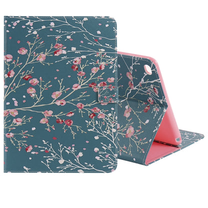 For iPad 5 & 6 Colored Drawing Pattern Horizontal Flip PU Leather Case with Holder & Card Slots & Wallet & Sleep / Wake-up Function(Apricot Tree) - More iPad Cases by buy2fix | Online Shopping UK | buy2fix
