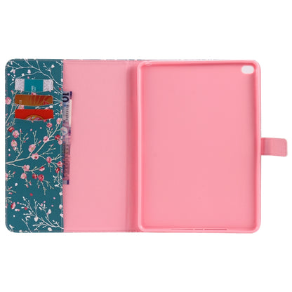For iPad 5 & 6 Colored Drawing Pattern Horizontal Flip PU Leather Case with Holder & Card Slots & Wallet & Sleep / Wake-up Function(Apricot Tree) - More iPad Cases by buy2fix | Online Shopping UK | buy2fix