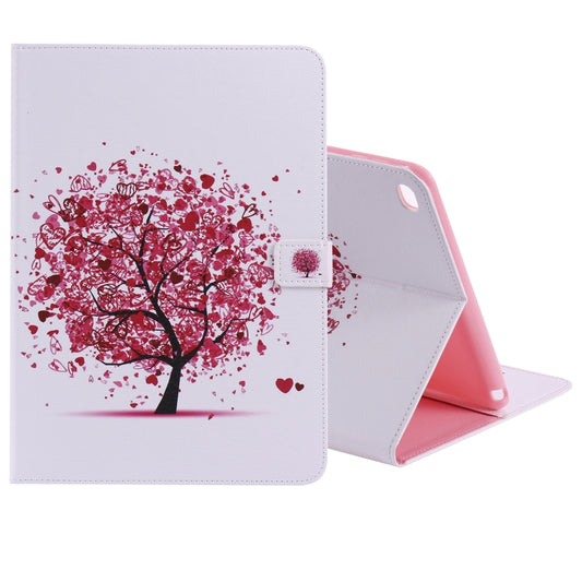 For iPad 5 & 6 Colored Drawing Pattern Horizontal Flip PU Leather Case with Holder & Card Slots & Wallet & Sleep / Wake-up Function(Colored Tree) - More iPad Cases by buy2fix | Online Shopping UK | buy2fix