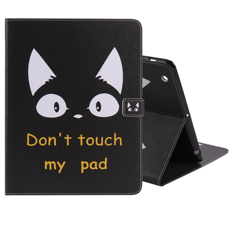 Colored Drawing Pattern Horizontal Flip PU Leather Case with Holder & Card Slots & Wallet & Sleep / Wake-up Function(Cat Ears) - iPad 4 & 3 & 2 Cases by buy2fix | Online Shopping UK | buy2fix