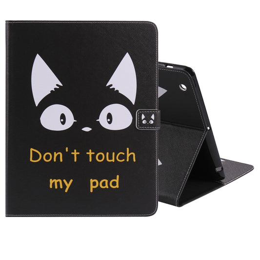 Colored Drawing Pattern Horizontal Flip PU Leather Case with Holder & Card Slots & Wallet & Sleep / Wake-up Function(Cat Ears) - iPad 4 & 3 & 2 Cases by buy2fix | Online Shopping UK | buy2fix