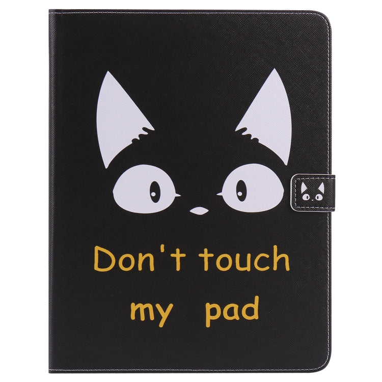 Colored Drawing Pattern Horizontal Flip PU Leather Case with Holder & Card Slots & Wallet & Sleep / Wake-up Function(Cat Ears) - iPad 4 & 3 & 2 Cases by buy2fix | Online Shopping UK | buy2fix