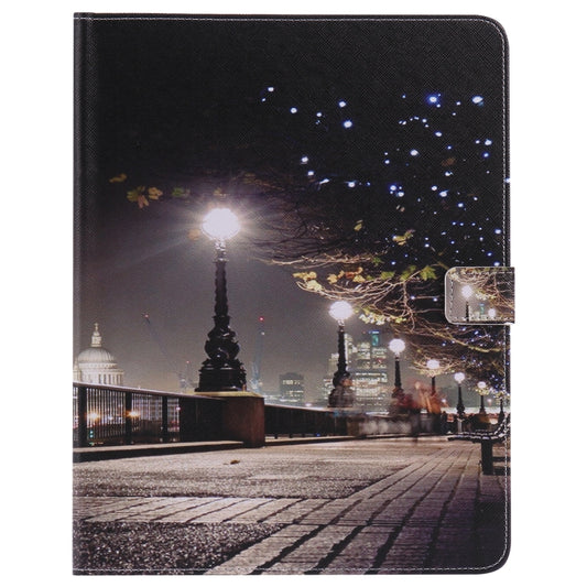 Colored Drawing Pattern Horizontal Flip PU Leather Case with Holder & Card Slots & Wallet & Sleep / Wake-up Function(Cityscape) - iPad 4 & 3 & 2 Cases by buy2fix | Online Shopping UK | buy2fix