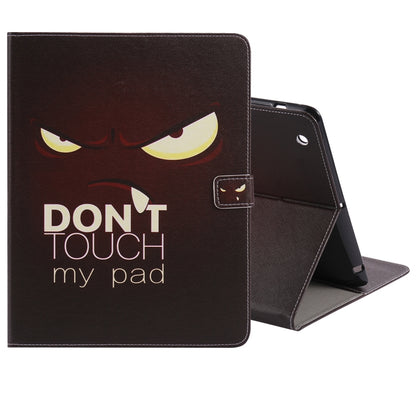 Colored Drawing Pattern Horizontal Flip PU Leather Case with Holder & Card Slots & Wallet & Sleep / Wake-up Function(Eye) - iPad 4 & 3 & 2 Cases by buy2fix | Online Shopping UK | buy2fix