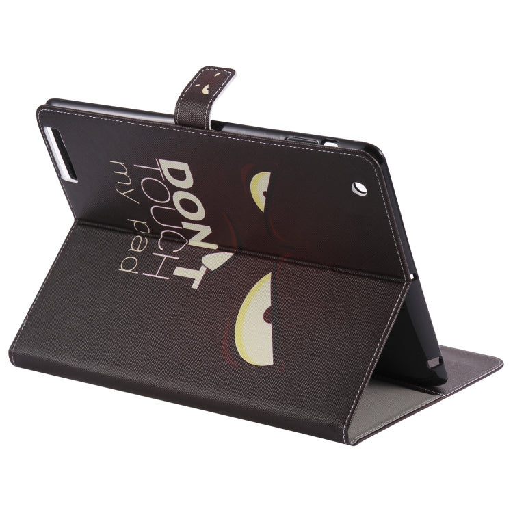 Colored Drawing Pattern Horizontal Flip PU Leather Case with Holder & Card Slots & Wallet & Sleep / Wake-up Function(Eye) - iPad 4 & 3 & 2 Cases by buy2fix | Online Shopping UK | buy2fix