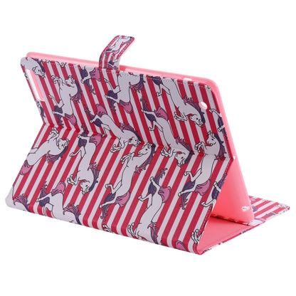 Colored Drawing Pattern Horizontal Flip PU Leather Case with Holder & Card Slots & Wallet & Sleep / Wake-up Function(Horse) - iPad 4 & 3 & 2 Cases by buy2fix | Online Shopping UK | buy2fix