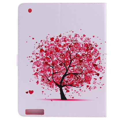 Colored Drawing Pattern Horizontal Flip PU Leather Case with Holder & Card Slots & Wallet & Sleep / Wake-up Function(Colored Tree) - iPad 4 & 3 & 2 Cases by buy2fix | Online Shopping UK | buy2fix