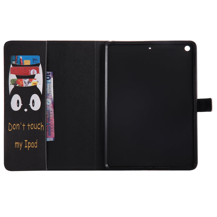 Colored Drawing Pattern Horizontal Flip PU Leather Case with Holder & Card Slots & Wallet & Sleep / Wake-up Function(Cat Ears) - iPad 9.7 (2018) & (2017) Cases by buy2fix | Online Shopping UK | buy2fix