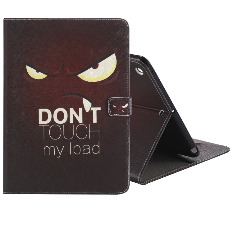 Colored Drawing Pattern Horizontal Flip PU Leather Case with Holder & Card Slots & Wallet & Sleep / Wake-up Function(Eye) - iPad 9.7 (2018) & (2017) Cases by buy2fix | Online Shopping UK | buy2fix
