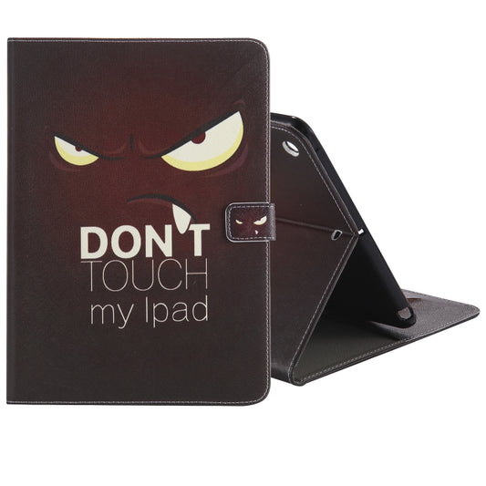 Colored Drawing Pattern Horizontal Flip PU Leather Case with Holder & Card Slots & Wallet & Sleep / Wake-up Function(Eye) - iPad 9.7 (2018) & (2017) Cases by buy2fix | Online Shopping UK | buy2fix