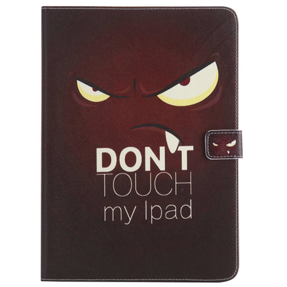 Colored Drawing Pattern Horizontal Flip PU Leather Case with Holder & Card Slots & Wallet & Sleep / Wake-up Function(Eye) - iPad 9.7 (2018) & (2017) Cases by buy2fix | Online Shopping UK | buy2fix