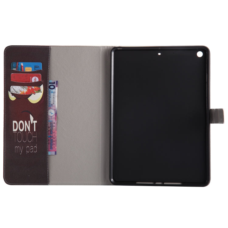 Colored Drawing Pattern Horizontal Flip PU Leather Case with Holder & Card Slots & Wallet & Sleep / Wake-up Function(Eye) - iPad 9.7 (2018) & (2017) Cases by buy2fix | Online Shopping UK | buy2fix