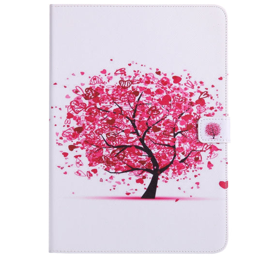 Colored Drawing Pattern Horizontal Flip PU Leather Case with Holder & Card Slots & Wallet & Sleep / Wake-up Function(Colored Tree) - iPad 9.7 (2018) & (2017) Cases by buy2fix | Online Shopping UK | buy2fix