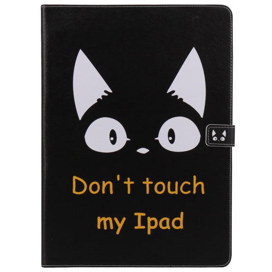 For iPad Pro 12.9 2018 Colored Drawing Pattern Horizontal Flip PU Leather Case with Holder & Card Slots & Wallet & Sleep / Wake-up Function(Cat Ears) - More iPad Cases by buy2fix | Online Shopping UK | buy2fix