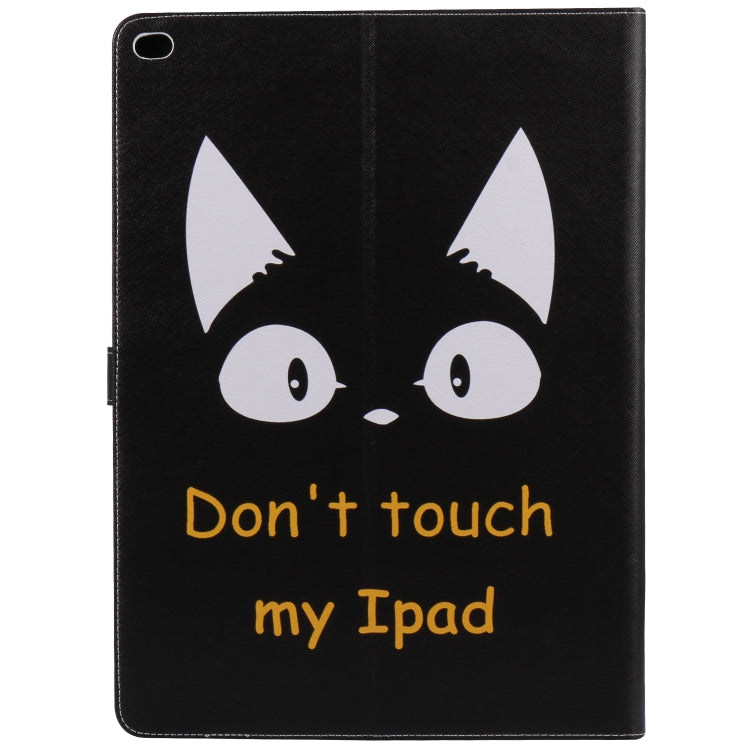 For iPad Pro 12.9 2018 Colored Drawing Pattern Horizontal Flip PU Leather Case with Holder & Card Slots & Wallet & Sleep / Wake-up Function(Cat Ears) - More iPad Cases by buy2fix | Online Shopping UK | buy2fix