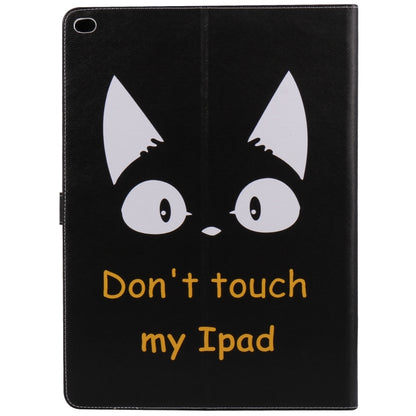 For iPad Pro 12.9 2018 Colored Drawing Pattern Horizontal Flip PU Leather Case with Holder & Card Slots & Wallet & Sleep / Wake-up Function(Cat Ears) - More iPad Cases by buy2fix | Online Shopping UK | buy2fix