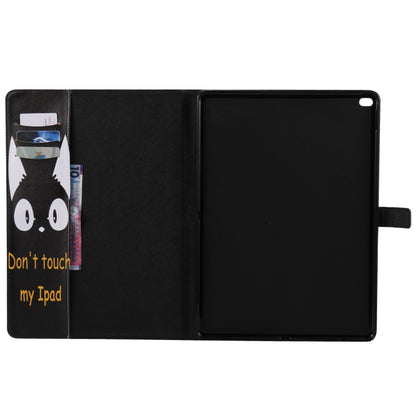 For iPad Pro 12.9 2018 Colored Drawing Pattern Horizontal Flip PU Leather Case with Holder & Card Slots & Wallet & Sleep / Wake-up Function(Cat Ears) - More iPad Cases by buy2fix | Online Shopping UK | buy2fix