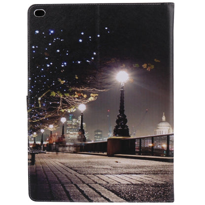 For iPad Pro 12.9 2018 Colored Drawing Pattern Horizontal Flip PU Leather Case with Holder & Card Slots & Wallet & Sleep / Wake-up Function(Cityscape) - More iPad Cases by buy2fix | Online Shopping UK | buy2fix