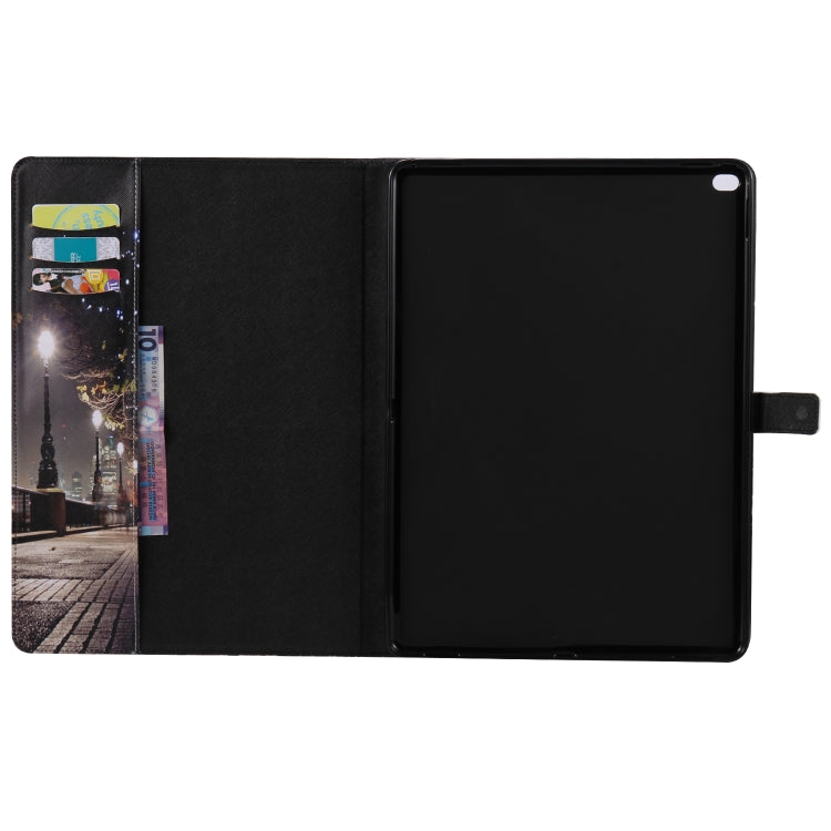 For iPad Pro 12.9 2018 Colored Drawing Pattern Horizontal Flip PU Leather Case with Holder & Card Slots & Wallet & Sleep / Wake-up Function(Cityscape) - More iPad Cases by buy2fix | Online Shopping UK | buy2fix