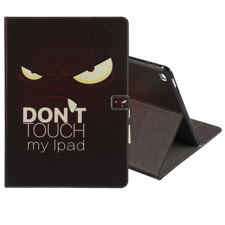 For iPad Pro 12.9 2018 Colored Drawing Pattern Horizontal Flip PU Leather Case with Holder & Card Slots & Wallet & Sleep / Wake-up Function(Eye) - More iPad Cases by buy2fix | Online Shopping UK | buy2fix
