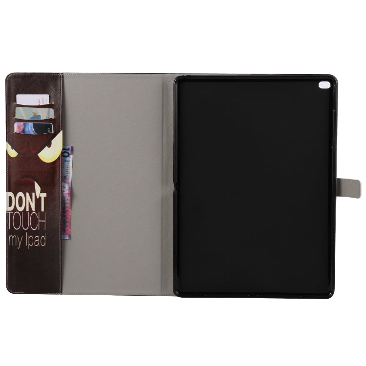 For iPad Pro 12.9 2018 Colored Drawing Pattern Horizontal Flip PU Leather Case with Holder & Card Slots & Wallet & Sleep / Wake-up Function(Eye) - More iPad Cases by buy2fix | Online Shopping UK | buy2fix