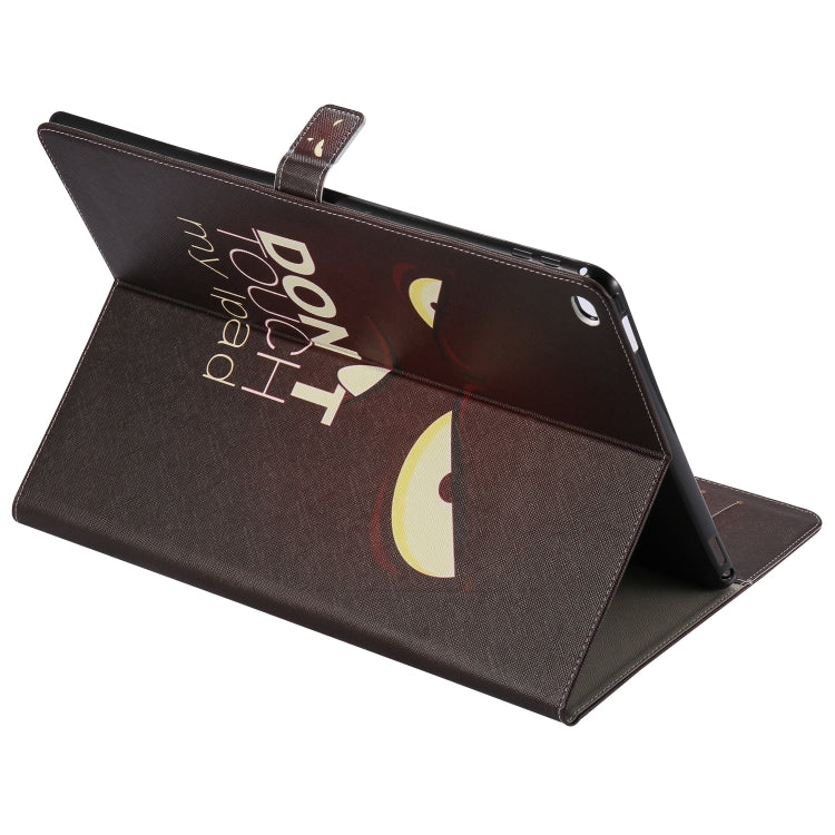For iPad Pro 12.9 2018 Colored Drawing Pattern Horizontal Flip PU Leather Case with Holder & Card Slots & Wallet & Sleep / Wake-up Function(Eye) - More iPad Cases by buy2fix | Online Shopping UK | buy2fix