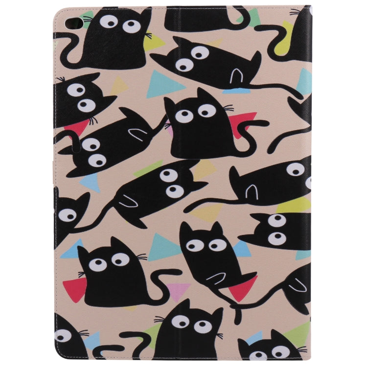 For iPad Pro 12.9 2018 Colored Drawing Pattern Horizontal Flip PU Leather Case with Holder & Card Slots & Wallet & Sleep / Wake-up Function(Little Cat) - More iPad Cases by buy2fix | Online Shopping UK | buy2fix