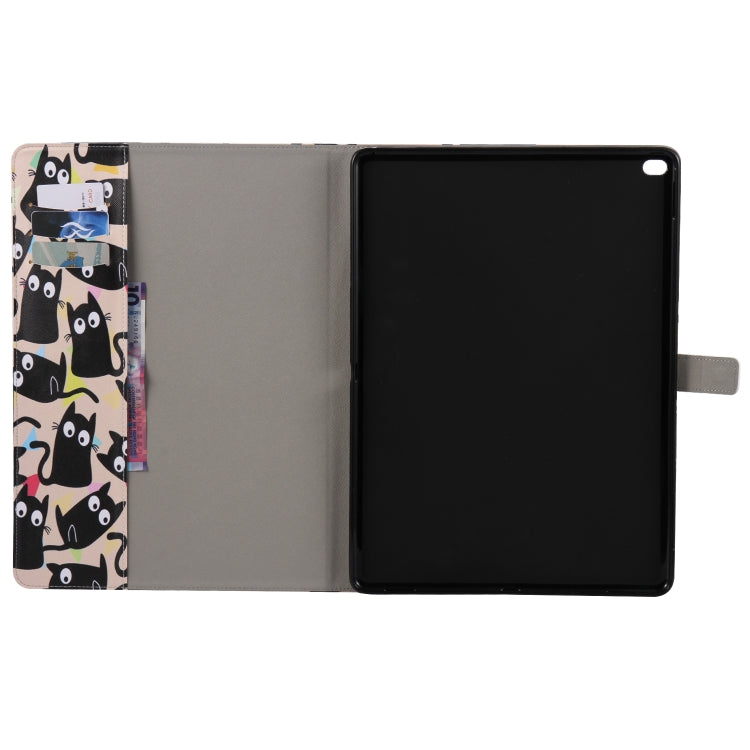 For iPad Pro 12.9 2018 Colored Drawing Pattern Horizontal Flip PU Leather Case with Holder & Card Slots & Wallet & Sleep / Wake-up Function(Little Cat) - More iPad Cases by buy2fix | Online Shopping UK | buy2fix