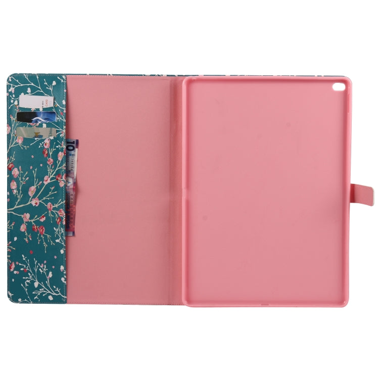 For iPad Pro 12.9 2018 Colored Drawing Pattern Horizontal Flip PU Leather Case with Holder & Card Slots & Wallet & Sleep / Wake-up Function(Apricot Tree) - More iPad Cases by buy2fix | Online Shopping UK | buy2fix