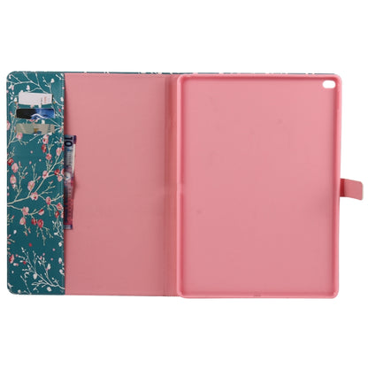 For iPad Pro 12.9 2018 Colored Drawing Pattern Horizontal Flip PU Leather Case with Holder & Card Slots & Wallet & Sleep / Wake-up Function(Apricot Tree) - More iPad Cases by buy2fix | Online Shopping UK | buy2fix