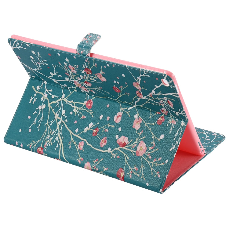 For iPad Pro 12.9 2018 Colored Drawing Pattern Horizontal Flip PU Leather Case with Holder & Card Slots & Wallet & Sleep / Wake-up Function(Apricot Tree) - More iPad Cases by buy2fix | Online Shopping UK | buy2fix