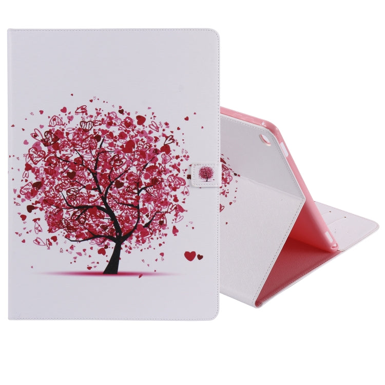 For iPad Pro 12.9 2018 Colored Drawing Pattern Horizontal Flip PU Leather Case with Holder & Card Slots & Wallet & Sleep / Wake-up Function(Colored Tree) - More iPad Cases by buy2fix | Online Shopping UK | buy2fix