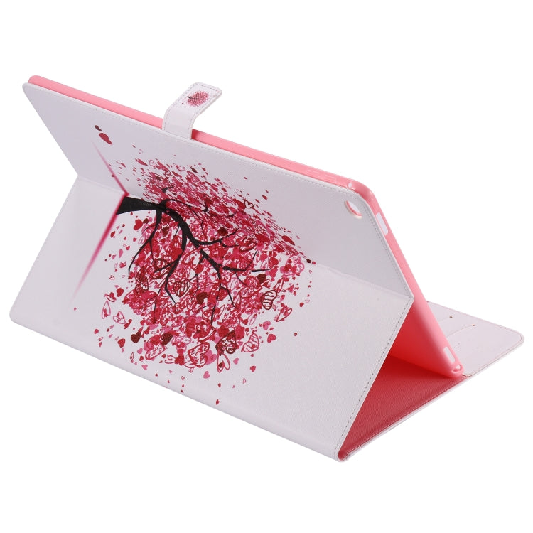 For iPad Pro 12.9 2018 Colored Drawing Pattern Horizontal Flip PU Leather Case with Holder & Card Slots & Wallet & Sleep / Wake-up Function(Colored Tree) - More iPad Cases by buy2fix | Online Shopping UK | buy2fix