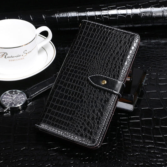 For TCL 20Y idewei Crocodile Texture Horizontal Flip Leather Phone Case(Black) - More Brand by idewei | Online Shopping UK | buy2fix