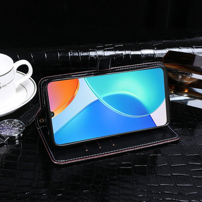 For Honor Play 30 Plus idewei Crocodile Texture Horizontal Flip Leather Phone Case(Dark Blue) - Honor Cases by idewei | Online Shopping UK | buy2fix