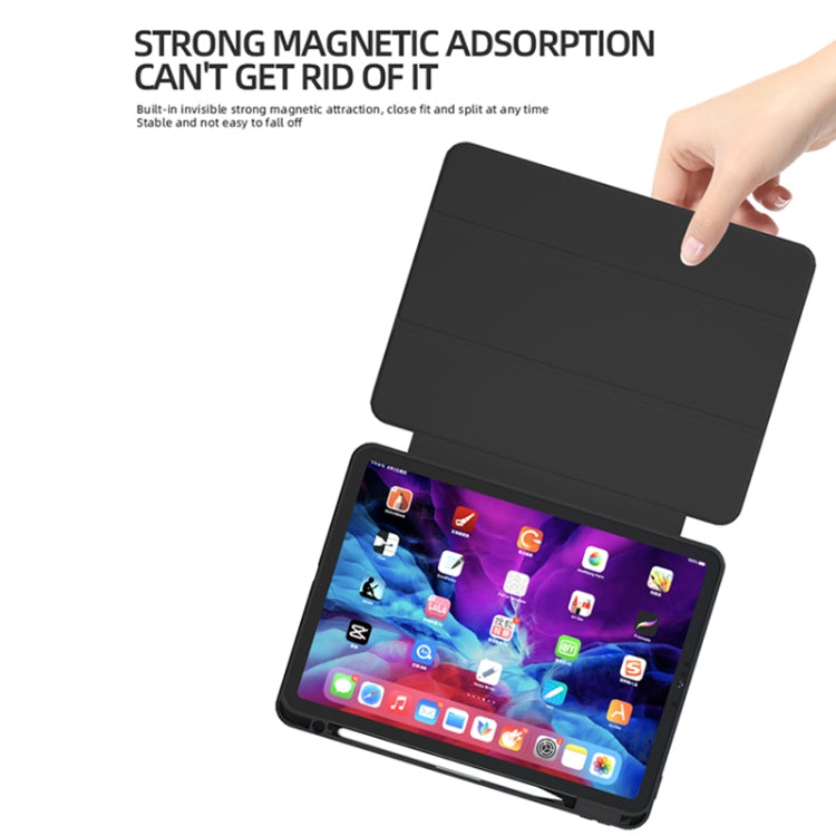 For iPad mini 6 / mini 2024 Magnetic Split Leather Smart Tablet Case(Ice White) - iPad mini 6 Cases by buy2fix | Online Shopping UK | buy2fix