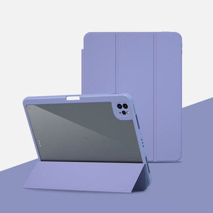 For iPad Pro 11 2020 Magnetic Split Leather Smart Tablet Case(Lavender Purple) - iPad Pro 11 (2020) Cases by buy2fix | Online Shopping UK | buy2fix