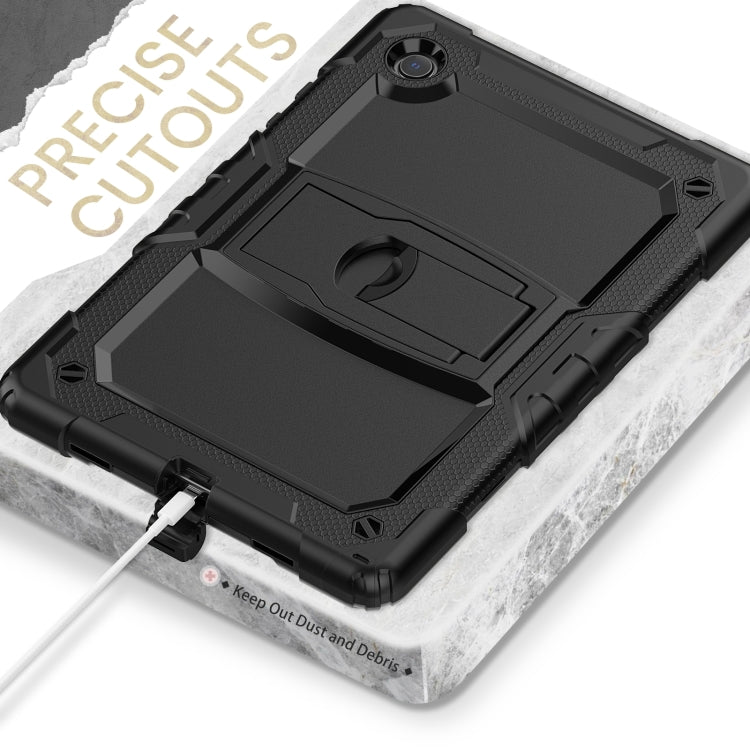 For Samsung Galaxy Tab A8 10.5 2021 Shockproof Black Silicone + PC Tablet Protective Case(Black) - Other Galaxy Tab PC by buy2fix | Online Shopping UK | buy2fix