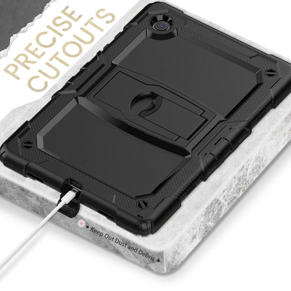 For Samsung Galaxy Tab A8 10.5 2021 Shockproof Black Silicone + PC Tablet Protective Case(Black) - Other Galaxy Tab PC by buy2fix | Online Shopping UK | buy2fix