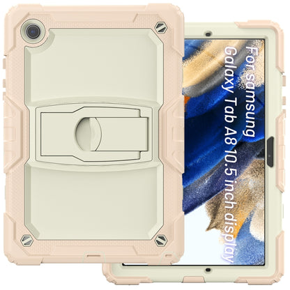 For Samsung Galaxy Tab A8 10.5 2021 Shockproof Beige Silicone + PC Tablet Protective Case(Rose Gold) - Other Galaxy Tab PC by buy2fix | Online Shopping UK | buy2fix