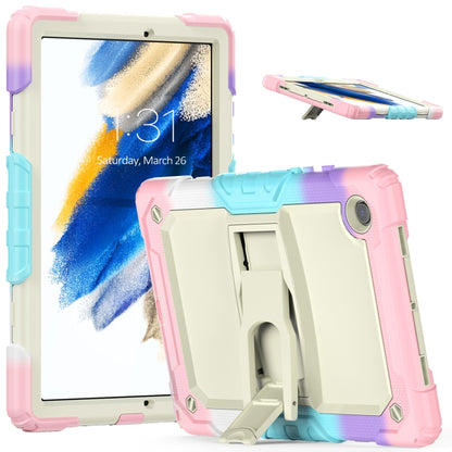 For Samsung Galaxy Tab A8 10.5 2021 Shockproof Beige Silicone + PC Tablet Protective Case(Camouflage Pink) - Other Galaxy Tab PC by buy2fix | Online Shopping UK | buy2fix
