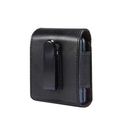 For Huawei P50 Pocket Genuine Leather Waist Hanging Phone Case(Black) by buy2fix