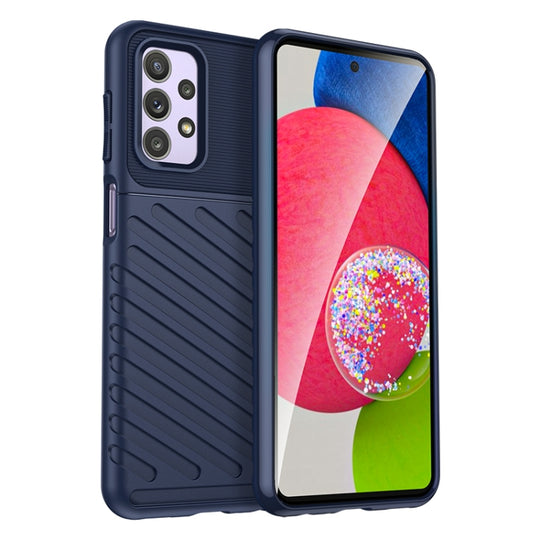 For Samsung Galaxy A23 Thunderbolt Shockproof TPU Phone Case(Blue)