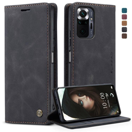 For Samsung Galaxy S22 Ultra 5G CaseMe 013 Multifunctional Leather Phone Case(Black) by CaseMe