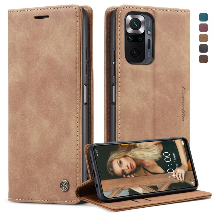 For Samsung Galaxy S22 Ultra 5G CaseMe 013 Multifunctional Leather Phone Case(Brown) by CaseMe