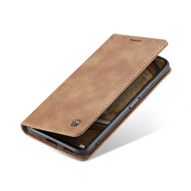 For Xiaomi Mi 11T / 11T Pro CaseMe 013 Multifunctional Leather Phone Case(Brown) by CaseMe