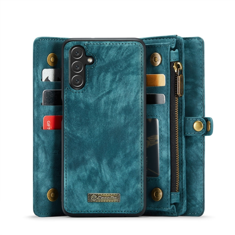 For Samsung Galaxy A13 5G CaseMe-008 Detachable Multifunctional Horizontal Flip Leather Case(Green) - Galaxy Phone Cases by CaseMe | Online Shopping UK | buy2fix