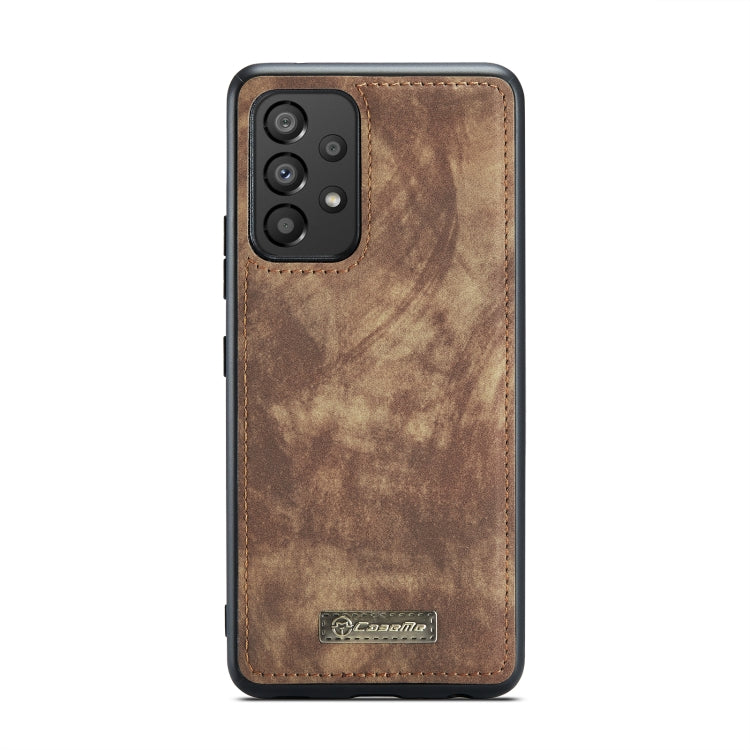 For Samsung Galaxy A53 5G CaseMe-008 Detachable Multifunctional Horizontal Flip Leather Case(Brown) - Galaxy Phone Cases by CaseMe | Online Shopping UK | buy2fix